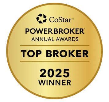CoStar Power Broker 2025 Top Broker Winner